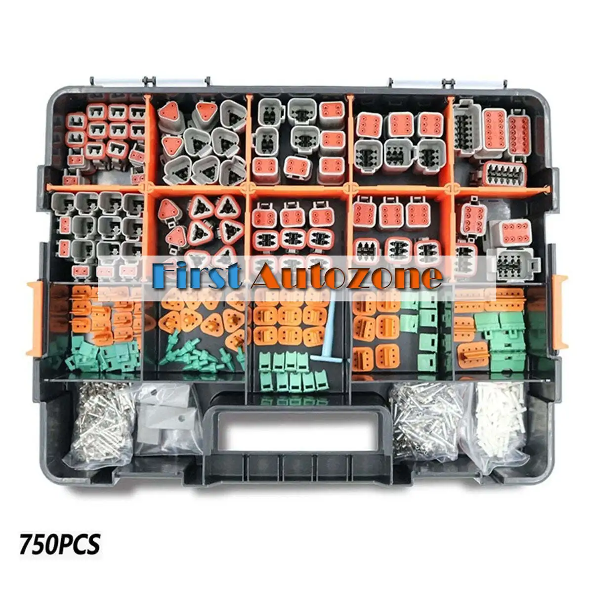 

750PCS New Deutsch DT Connector Plug Kit for 14 16 18 20 AWG Stamped Contact Kit