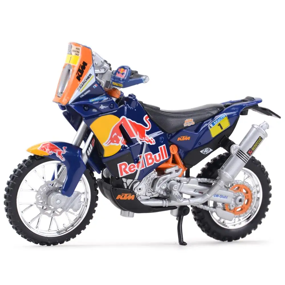 

Bburago 1:18 KTM 450 Rally Static Die Cast Vehicles Collectible Motorcycle Model Toys