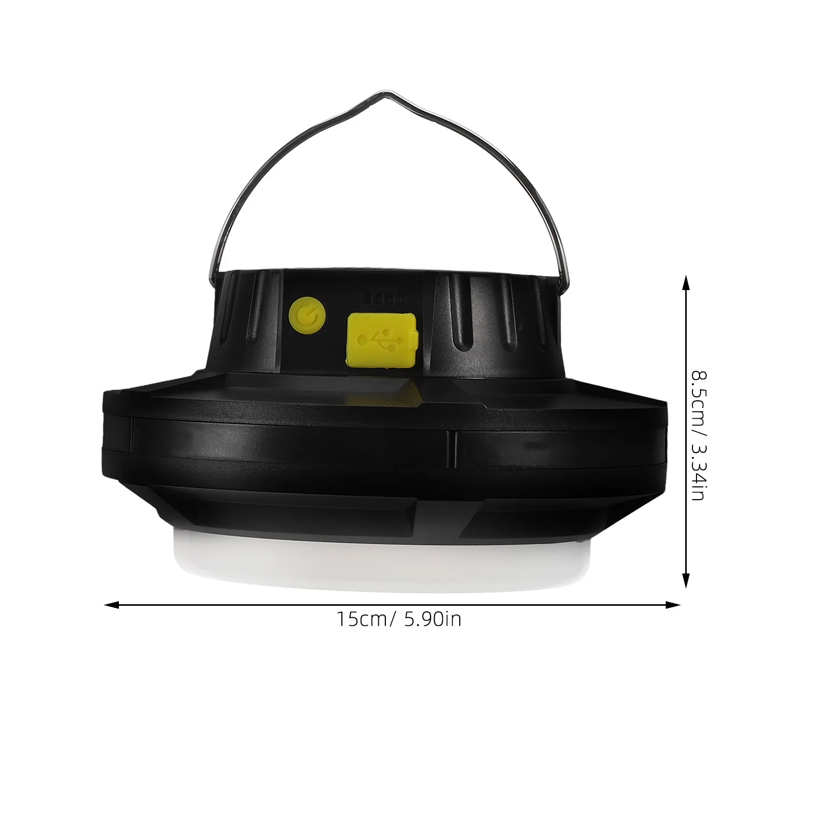 ضوء الطوارئ بالطاقة الشمسية، فانوس التخييم المحمول، USB قابل لإعادة الشحن، 2000 مللي أمبير في الساعة، انقطاع الليل في الهواء الطلق #5
