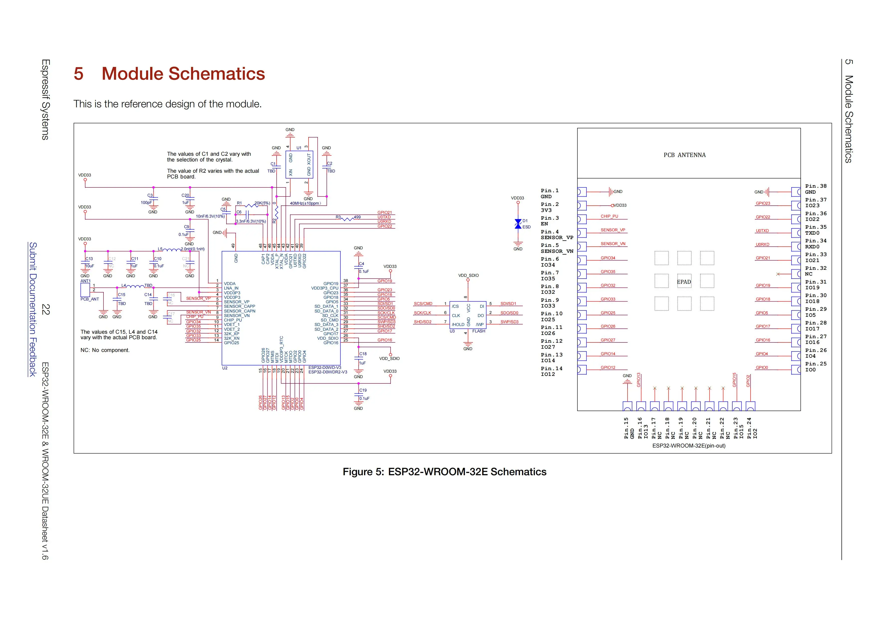 Modul ESP32-WROOM-32E-N16R2/n4r2 – Detail 22