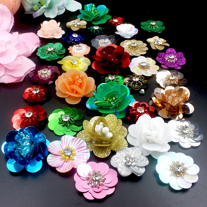 Artificial flowers wedding decoration wall home decor DIY accessories faux flowers patches for clothes bride party decoration