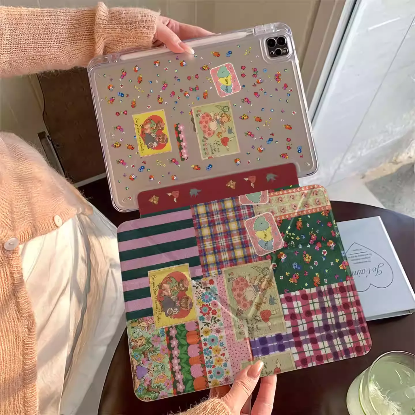 

Чехол-пазл с ретро-иллюстрацией для iPad Pro 11, 12.9, 13 (M2, M4, M3, M5), а также для iPad 8.3, 9.7, 10.2 (5/6/7/8/9/10/11 поколений), Air 4, 5, 6, 7