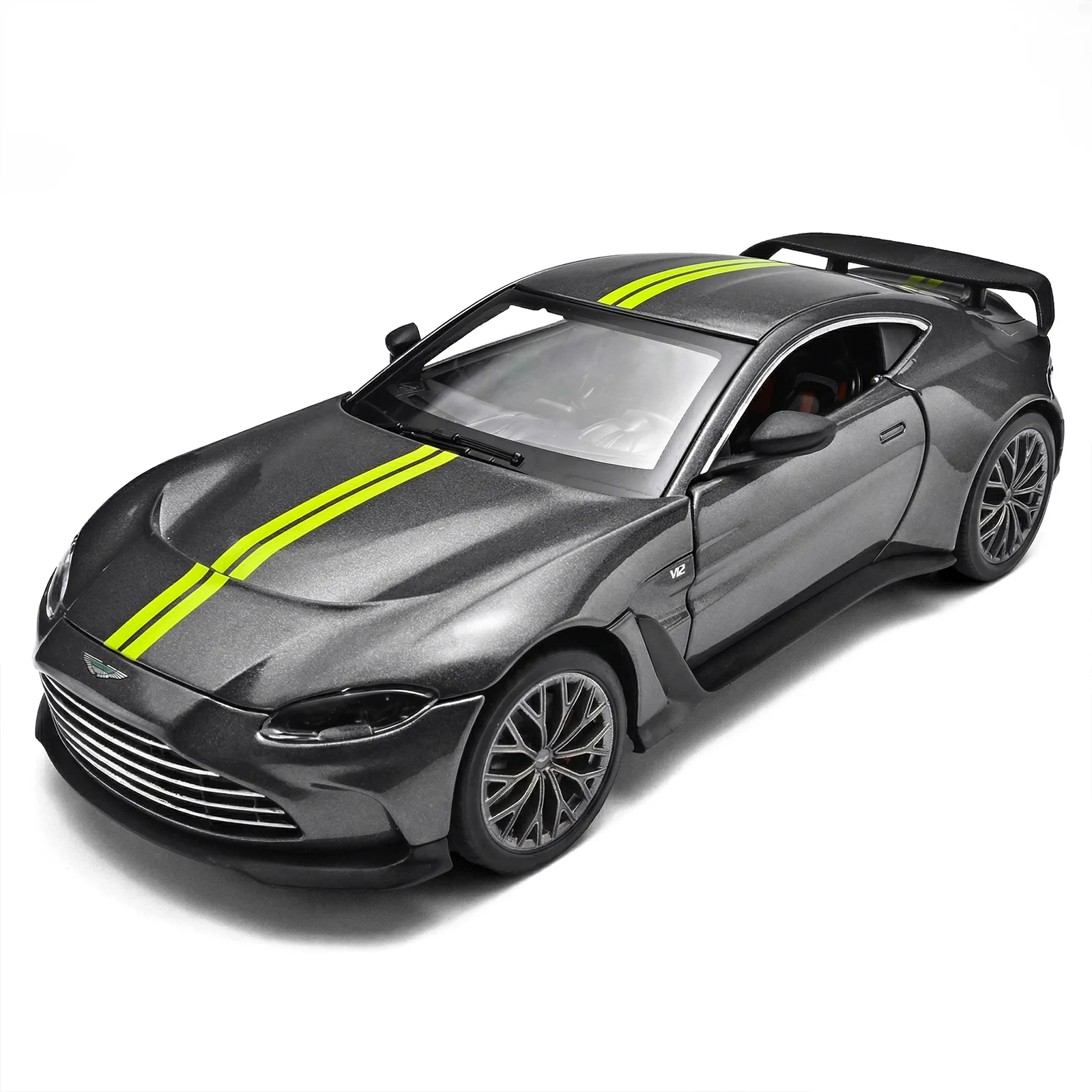 รถโมเดลอัลลอยด์ 1:24 12 แรงม้า แบบจำลองแรงเฉื่อย ของสะสม ของตกแต่ง ของเล่นเด็กผู้ชาย