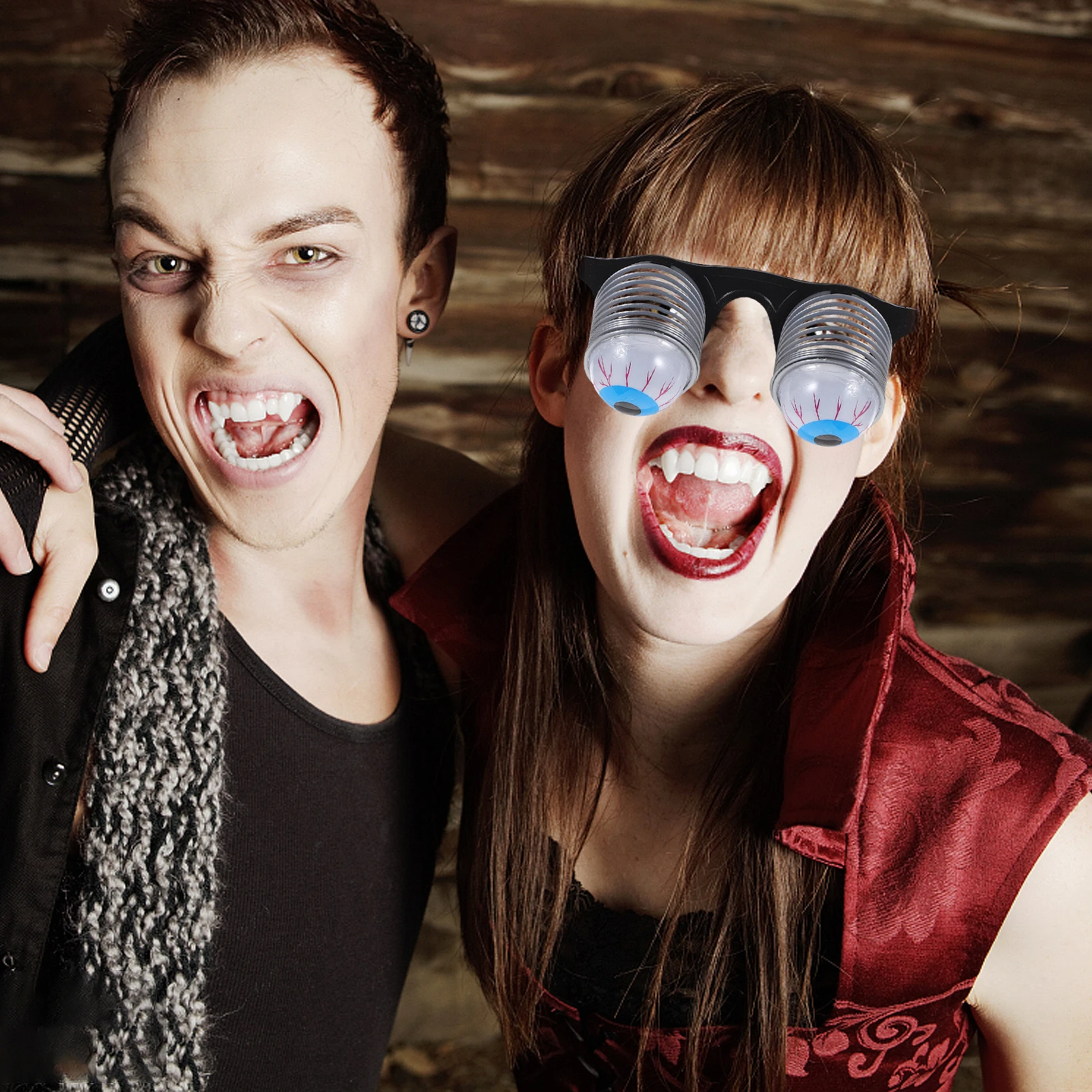 

6 шт., весенние очки для глазного яблока, забавные глаза Goo Goo для Хэллоуина, розыгрыши, сувениры, игры, выпуклые глаза, комические черные