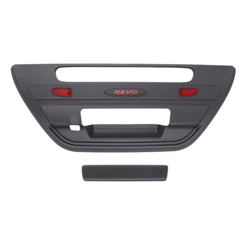 For Toyota Hilux Accessories Back Door Decoration Tail Gate Rear Door Handle Cover Trunk Trim for REVO 2015-2017