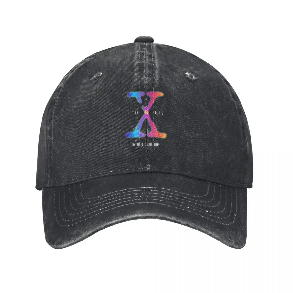 

Colourful X Files Logo Baseball Cap derby hat |-F-| Hat Baseball Cap Beach Baseball For Men Women's