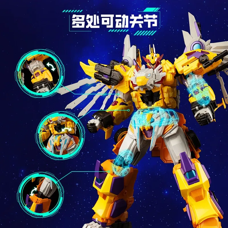 4 في 1 Glory Alliance 6 Transform مجتمعة روبوت الميكانيكية عمل أرقام اللعب GRIFFN REX-NOVA Shapeshifting League مركبة مشوهة