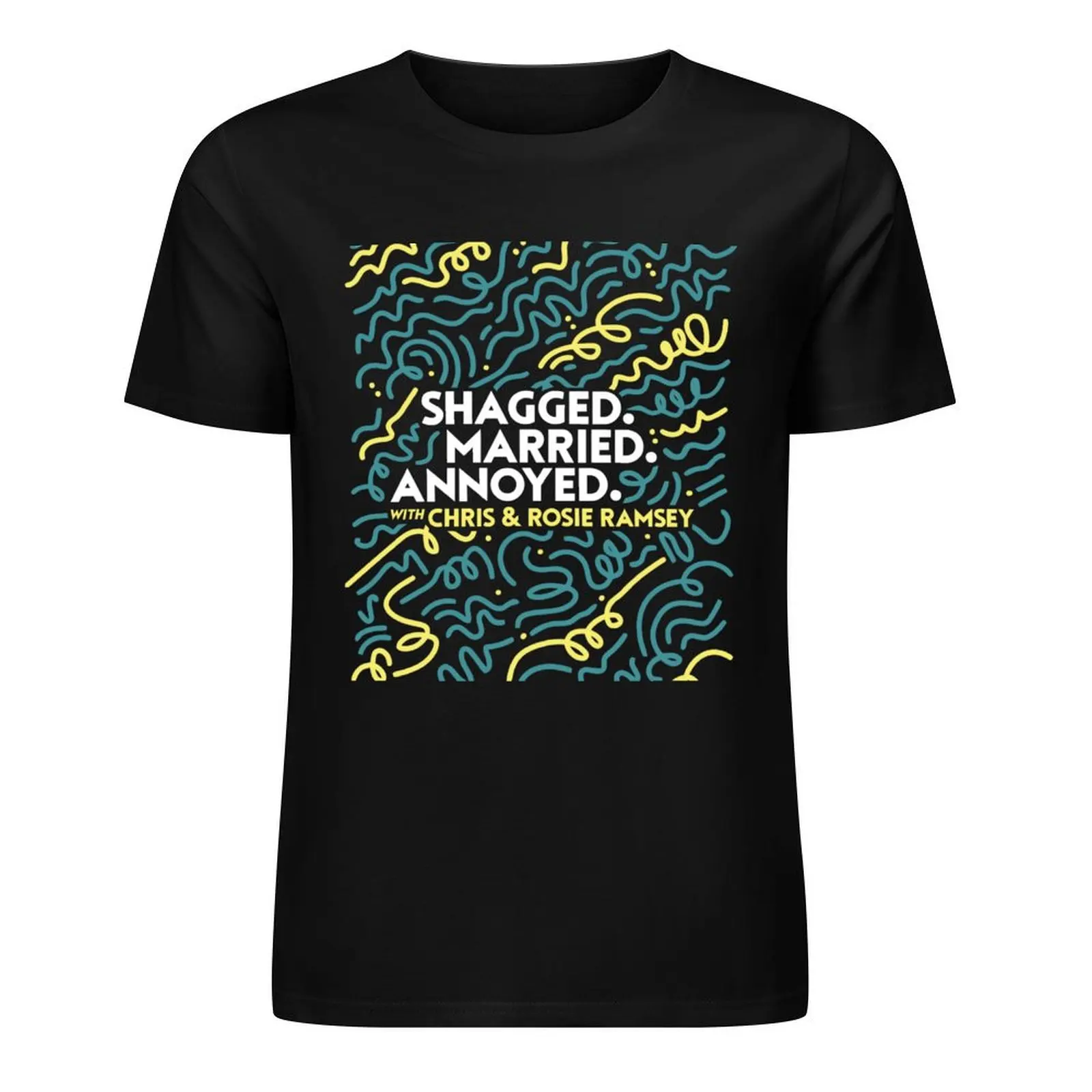 Shagged Married Annoyed Merch Sma T-Shirt summer tops vintage t shirts vintage graphics men workout shirt