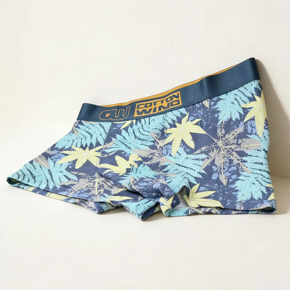

fashion Men's underpants tide models sexy flower print boxer shorts soft and comfortable men's boxer shorts