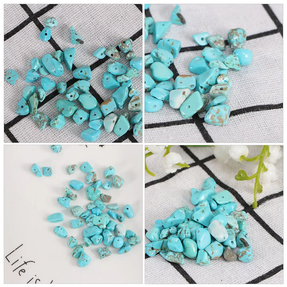 

Turquoise Beads Crystal Loose Stones Natural Chip Handmade Materials Diy Craft Jewelry Making For Bracelet Necklace