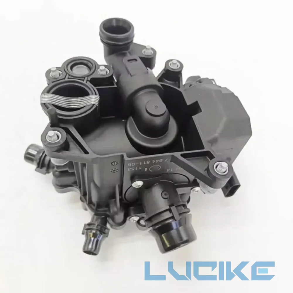 OEM 11537644811 New Petrol Engine Cooling Thermostat Heat Manage Module for BMW 330i 430i 520i 530i