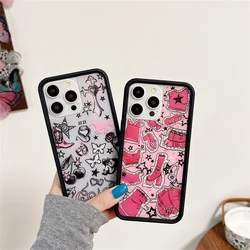 Wildflower wf Wild Flower Girl Fashion Phone Case for iPhone 15 14 13 12 16 17 Pro Max Plus Air 17Pro 3D WF Metal Cartoon Cover