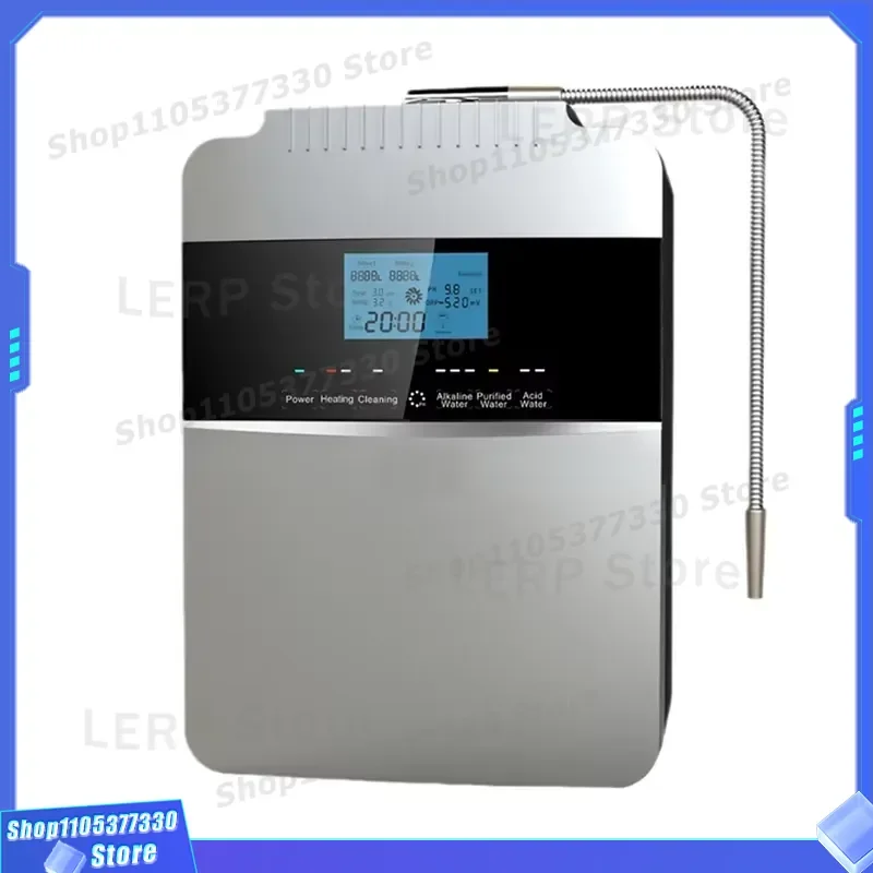 8 Plate Alkaline Water Ionizer Machine PH 2.5-11 Range Household Water Filtration System for Healthy Drinking Water Quality