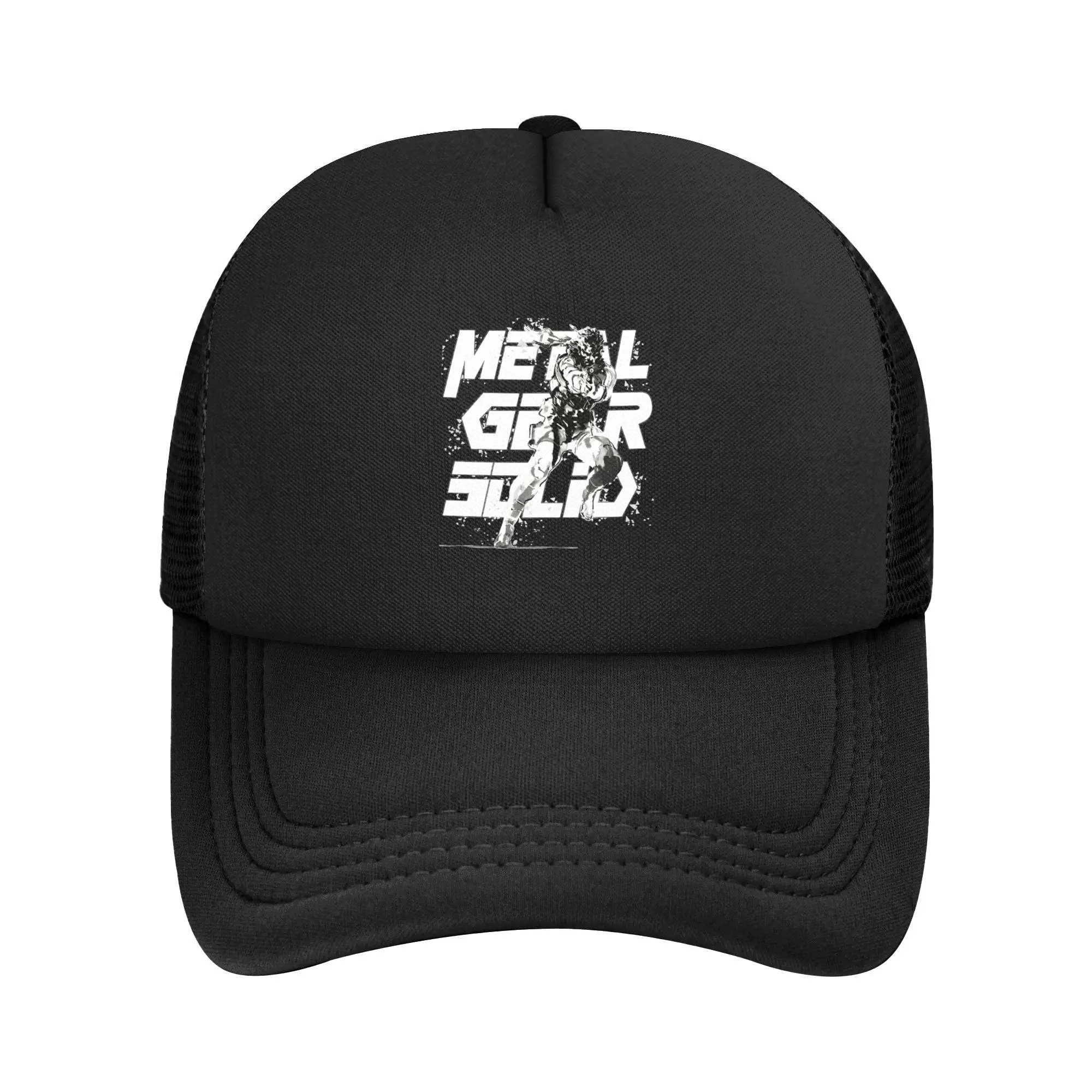 

Унисекс Metal Gear Solid Game MGS1 Кепки дальнобойщика Хип-хоп Сетчатые бейсболки Кепки Snapback Змеиная шляпа Шляпа от солнца Регулируемая шляпа папы