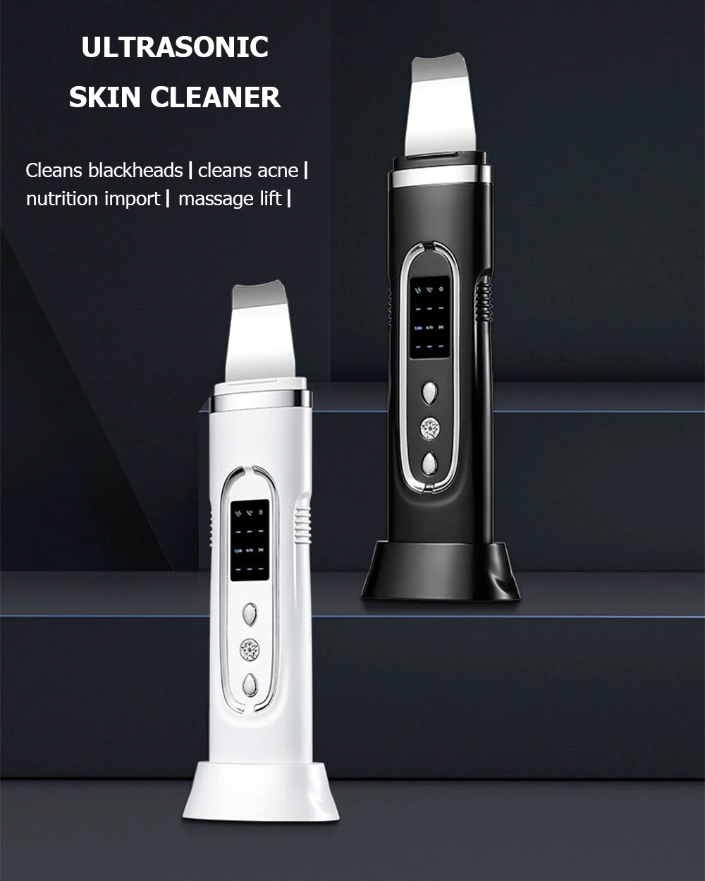 purateur de peau  ultrasons lectrique nettoyage du visage pores  nettoyant en profondeur acn points noirs dissolvant Peeling pelle  dispositif BeautyMachine - AliExpress 66