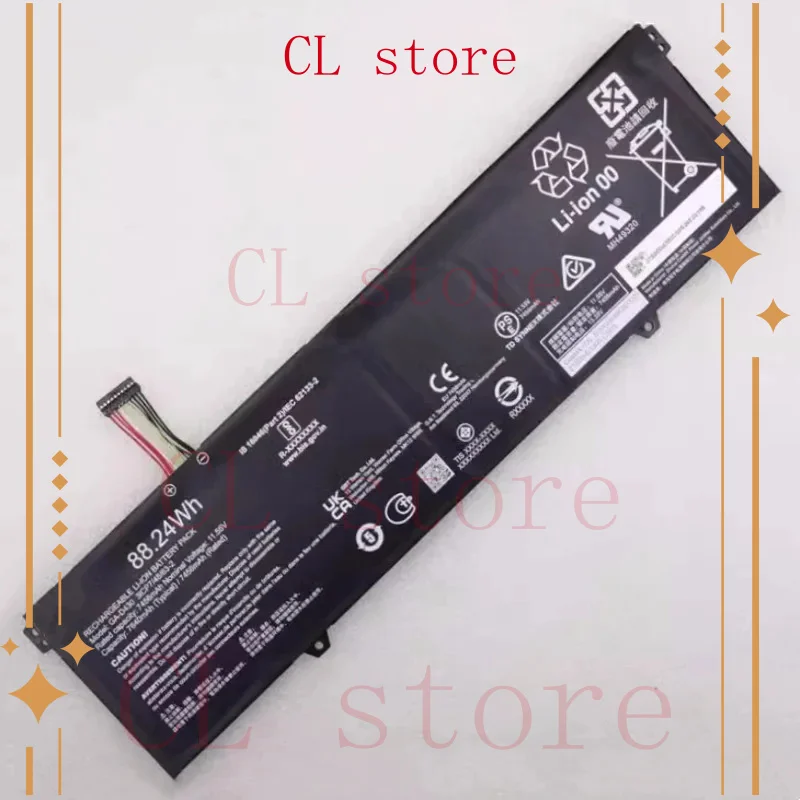 

New GA-D430 3ICP7/48/63-2 Laptop Battery 11.55V 88.24Wh 7456mAh For Gigabyte 27S00-D4300-CS0S Tablet PC