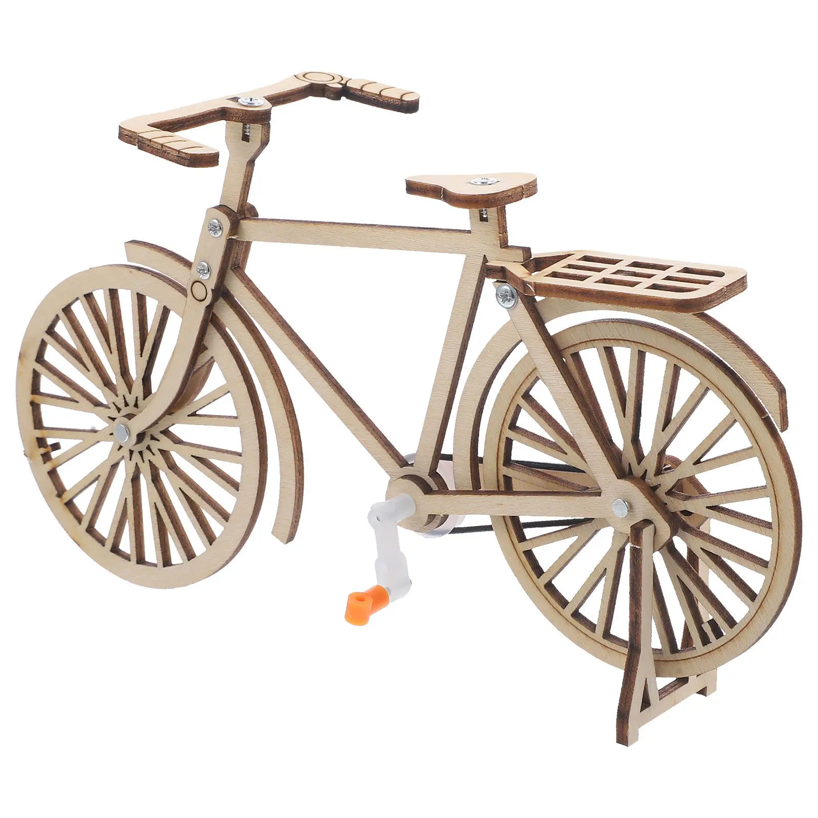 

Children's Science Experiment DIY Bicycle Belt Drive Mechanical Vintage Bike Creative Educational Assembly Physics Learning