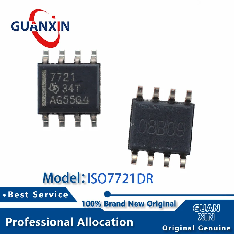 100% New  ISO7721DR ISO7721D SOIC-8 Markin 7721 ISO7721