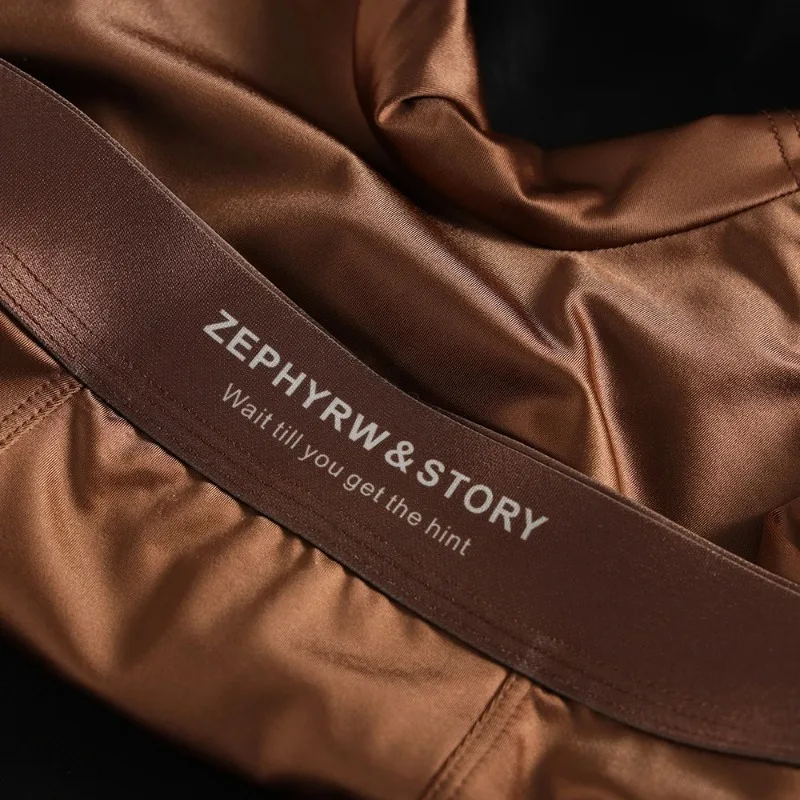 5PCS/Pack Luxury Ice Silk Satin-like men Panties 3D Double-layer Breathable Mesh Crotch Underwear Soft Smooth Safety Briefs