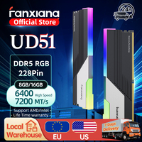 [EU/US Shipping]Fanxiang UD51 DDR5 Memory Ram RGB 32GB 6400/7200MHz Non-ECC Desktop Gaming Dual Channel RAM Memory Module For PC