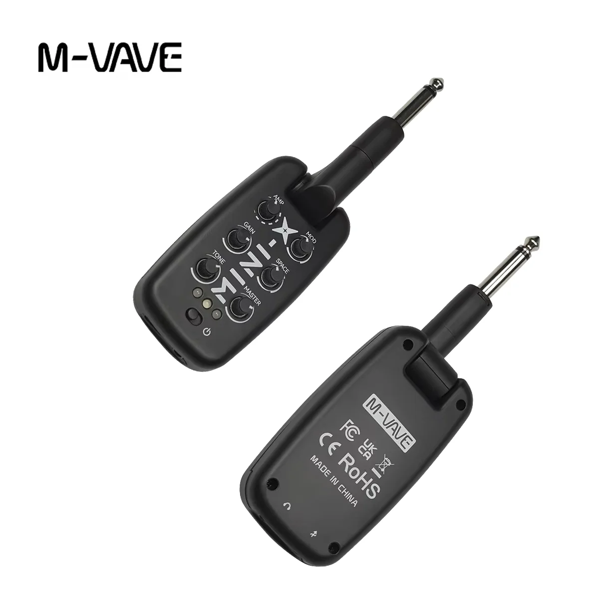 

M-VAVE MINI-X Guitar Bass Headphone Amplifier Portable Rechargeable Plug-In Amp for Home Entertainment
