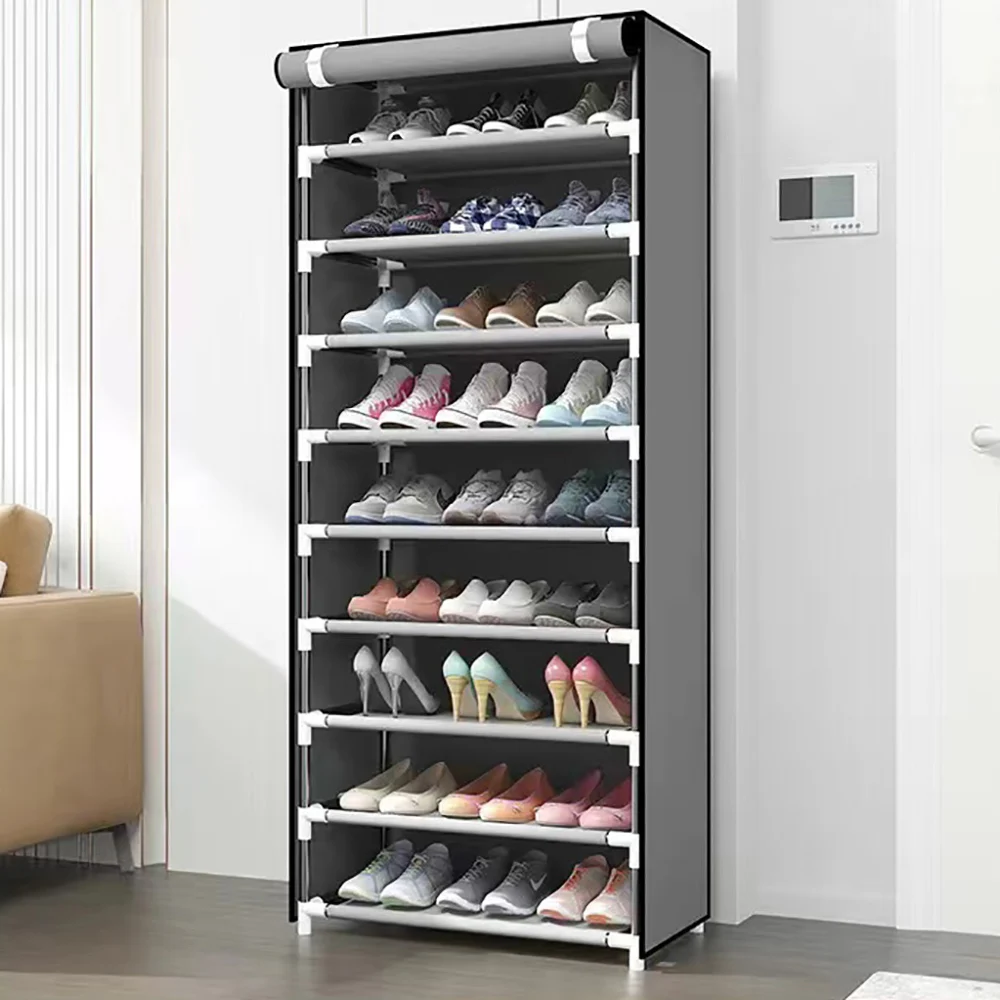 Cabinet Living Room Shoe Organizer Shelves Furniture Headboards Chaise Lounge Shoerack Canopy Rack