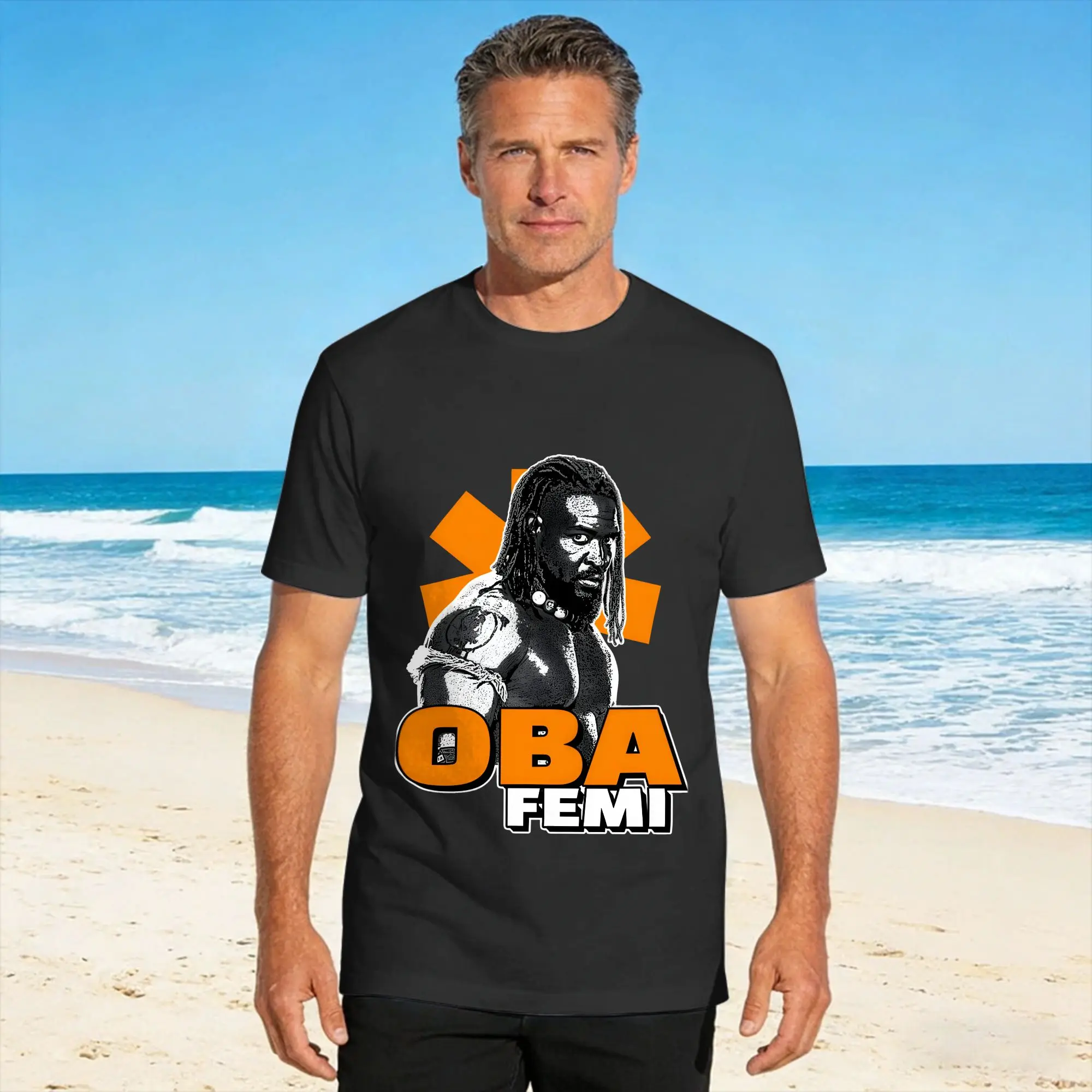 Harajuku T Shirt Summer Oba Femi  Hipster T Shirts  Pure Cotton Tshirt for Male Y2K Basic Short Sleeve Clothing