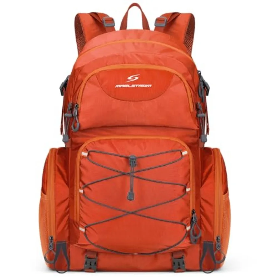 

Hiking Backpack, 40L Waterproof Camping Daypack for Men and Women, Lightweight Travel Pack with Rain Cover