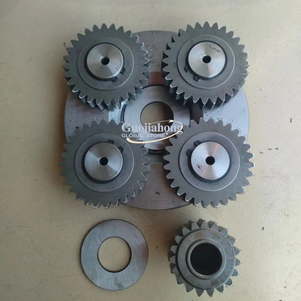 R360-7 Excavator Swing Reducer Gearbox Parts Planetary Carrier Assy Sun Gear Washer Plate