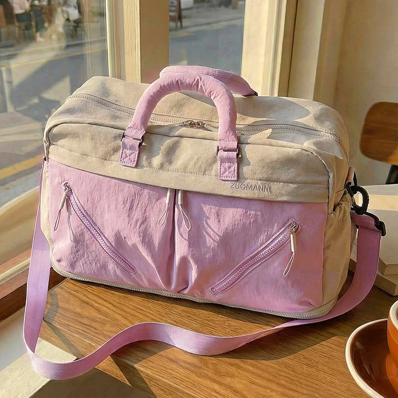 Large Capacity Handbag Fitness Luggage Bag Sports Fitness Yoga Suitable for Sports Fitness Travel Weekend Stays Business Travel