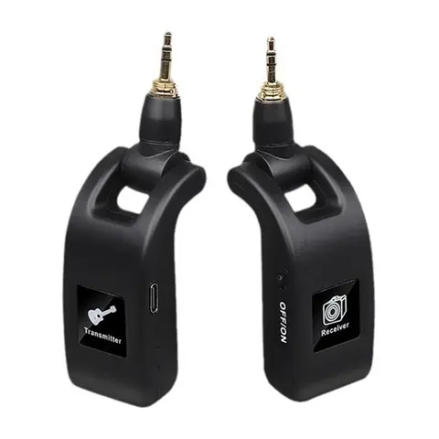 Wireless Guitar System Audio Digital Guitar Transmitter Receiver Built-In Rechargeable Battery For Electric Guitar Bass-Y41A