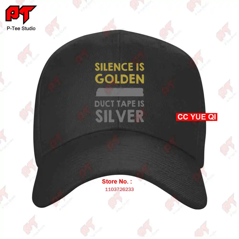 UVMZ Golden Baseball Caps, Cap Truck, silêncio é