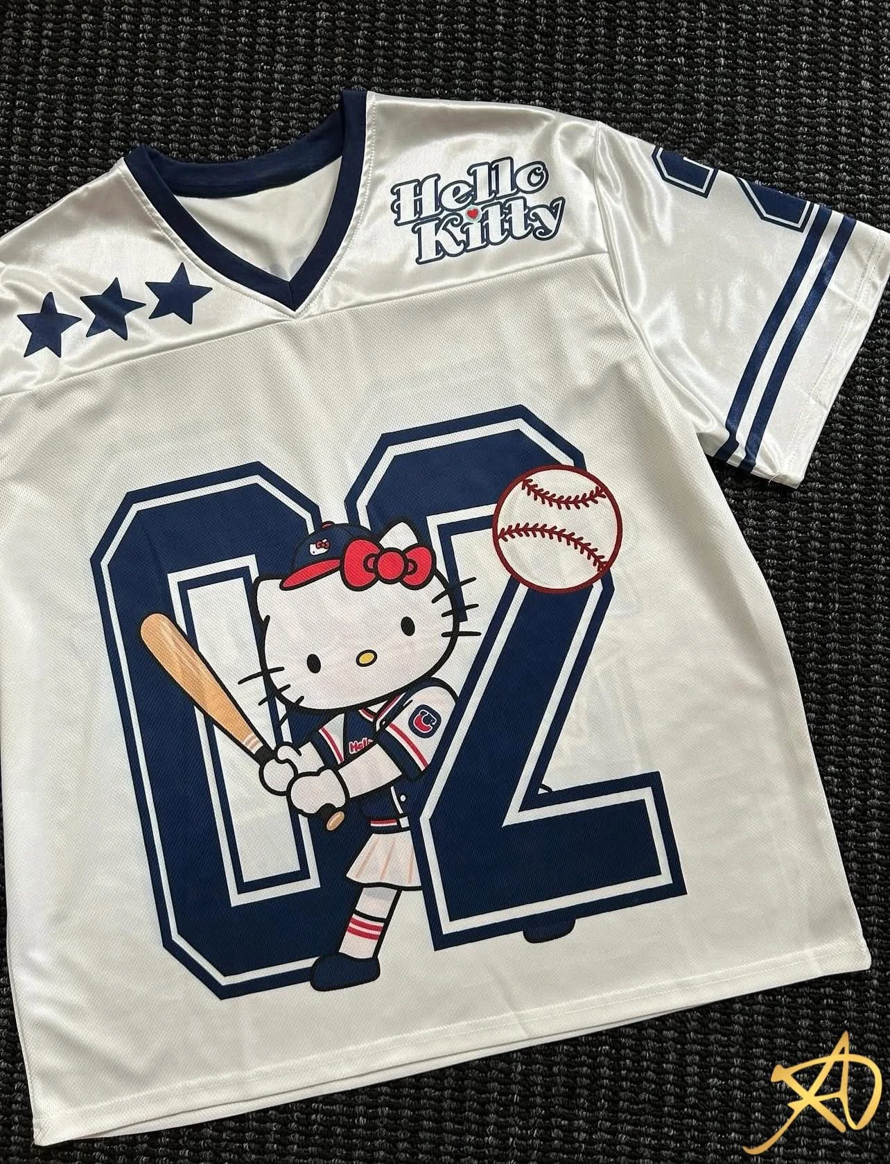 Bandai Sommer-Anime-T-Shirt, Cartoon-Sportbekleidung, neutral, Y2K, V-Ausschnitt, locker, lässig, leicht, atmungsaktiv, Street-Top