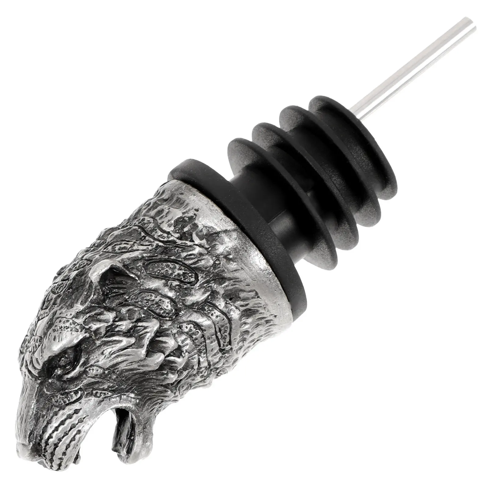 Tiger Head Zinc Alloy Wine Stopper Pourer Multi-Function for Wine Bottle Oil Sauce Perfect Party Gift Pour Spouts