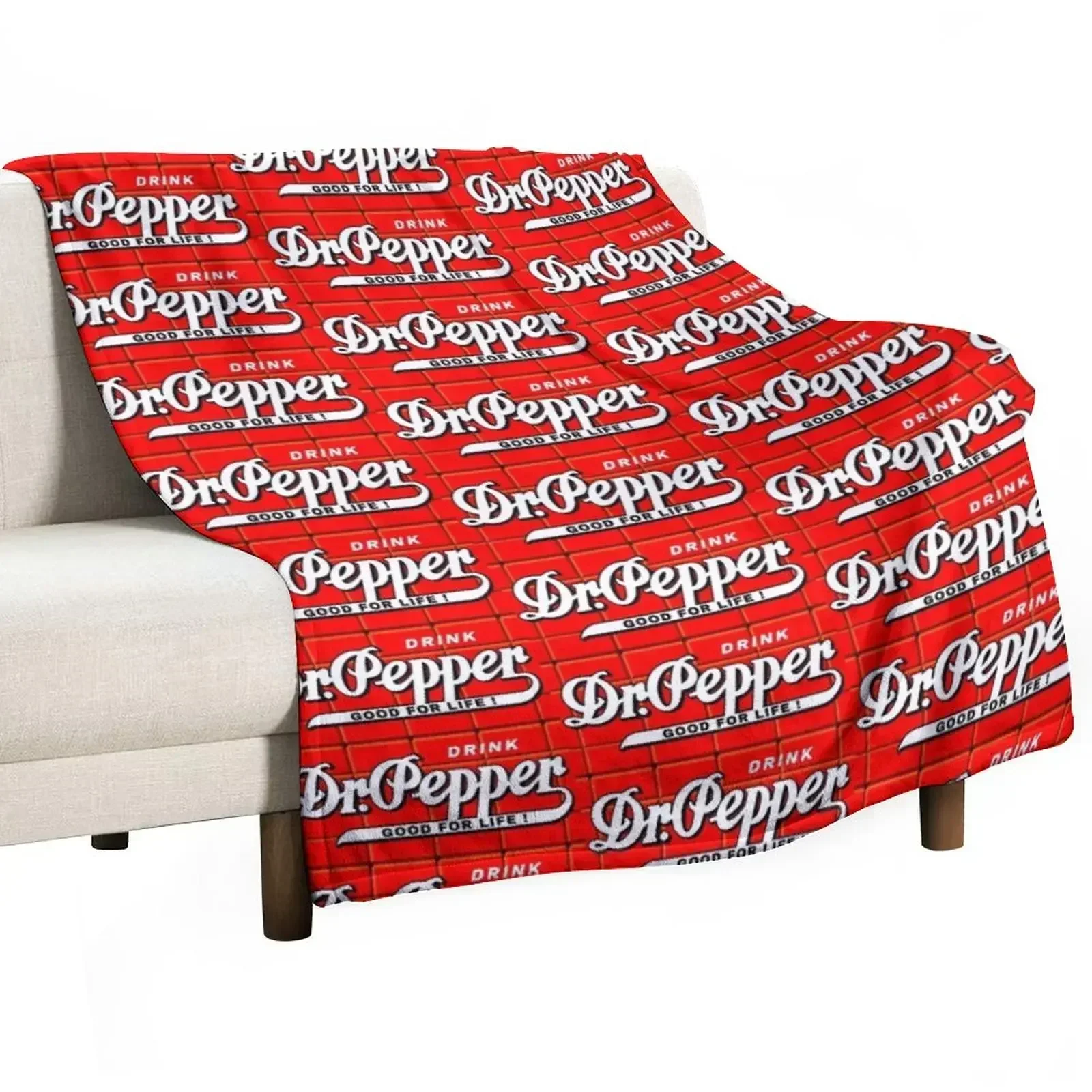 

Dr Pepper - Good for Life! Throw Blanket All Season Soft Lightweight Blanket for Home