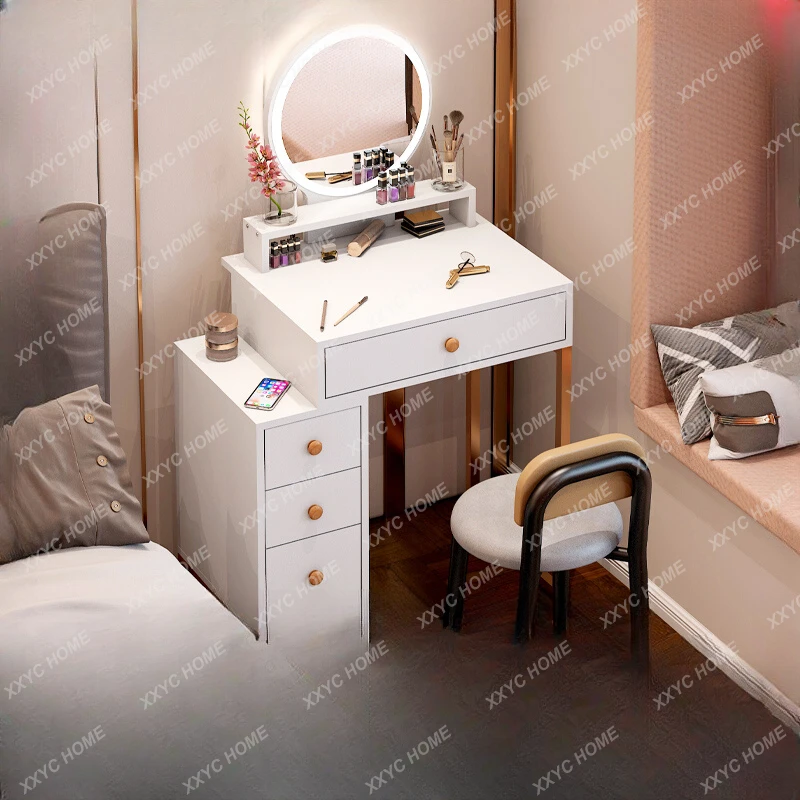 Dressing Table Bedroom Small Apartment Master Bedroom Storage Cabinet Integrated Dresser Table