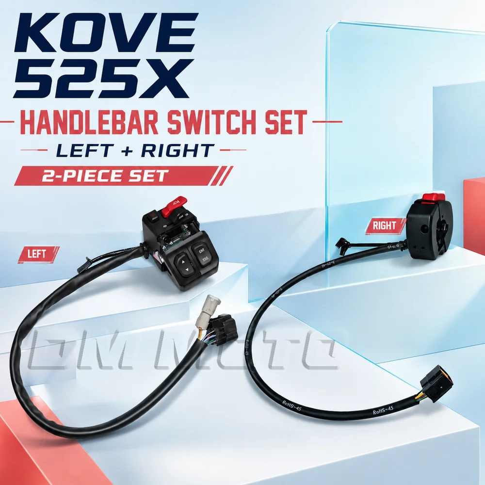 Left‑Right Hand Grip Switch Gear Fit For KOVE 525X 2023 Multifunction