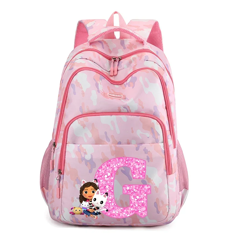 Gaby Dollhouse Backpack Cute Cartoon Sweet Pink Girl Schoolbag High Quality Wide Strap Student booklbag Children Birthday Gifts