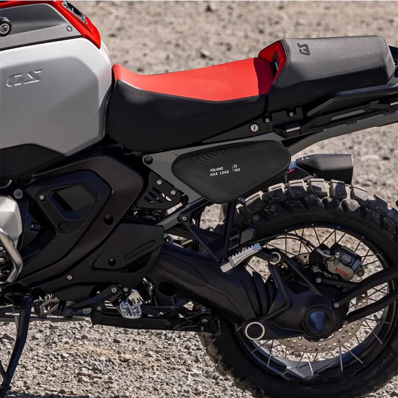 الجانب الإطار حقيبة واق من المطر لسيارات BMW R1300GS Adventure R 1300 GSA R1300 GS ADV 2024 2025 دراجة نارية الجانب حقيبة بإطار تخزين أكياس التعبئة