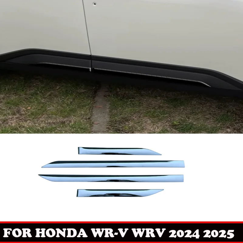 

For HONDA WR-V WRV DG5 series 2024 2025 ABS Side Door Body Molding Line Cover Door Body Anti-scratch Strips Exterior Decorate