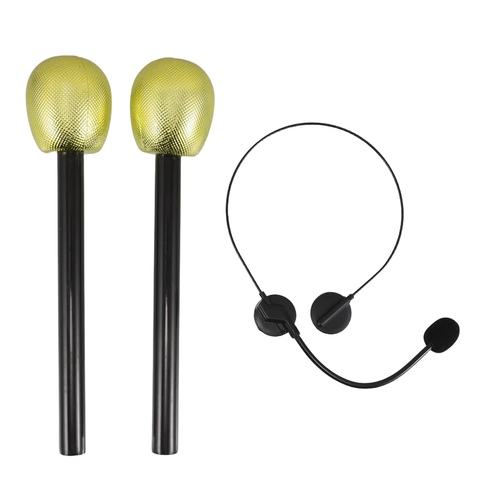 

1Set Kids Pretend Microphone Glitter Realistic Foam Mic Prop Party Stage Birthday School Performance Decoration