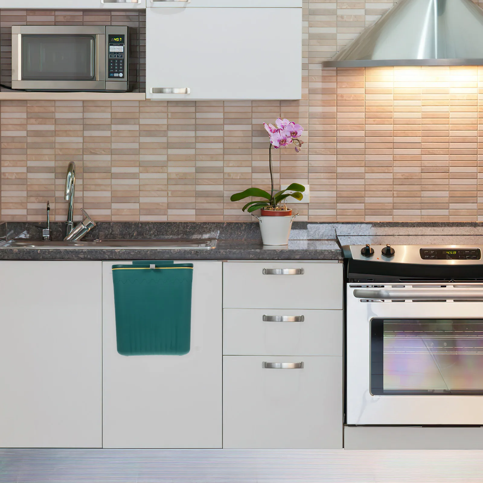 Oszczędzający miejsce kosz na  – Compost Bin Countertop recenzja i cena