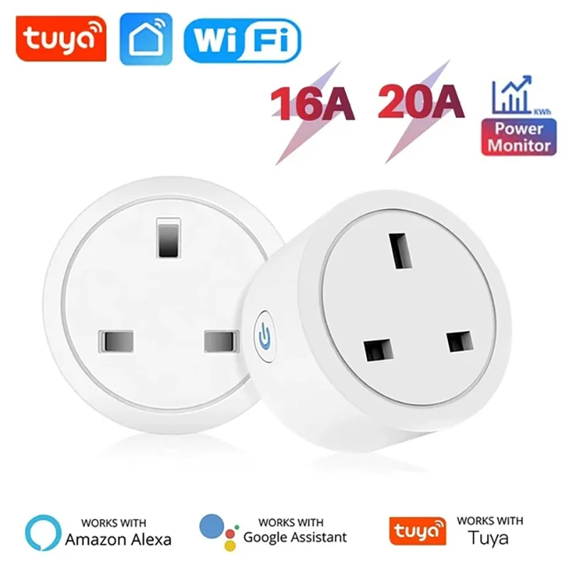 Умная розетка с Wi-Fi, 20 А/16 А