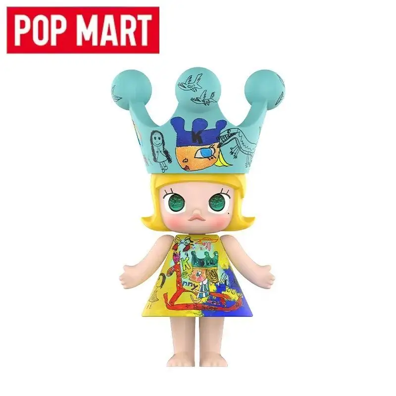POP MART Mega Royal Molly 400% Childishness Limited Edition Series Blind Box Original Toys Guess Bag Mystery Box Ornaments Dolls