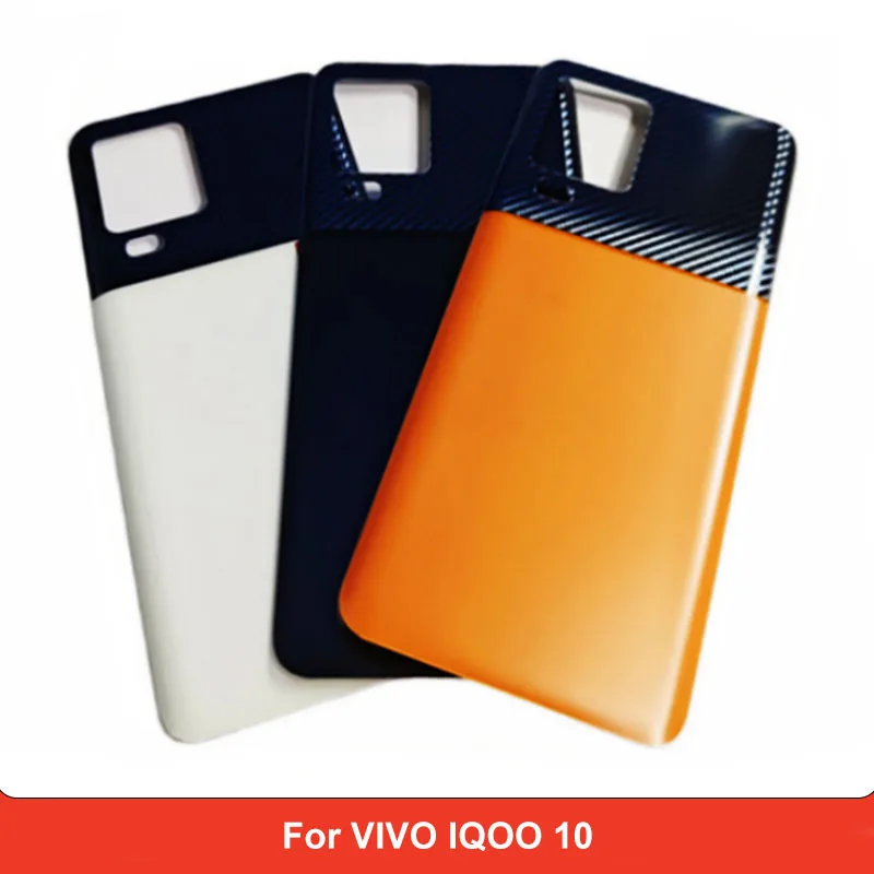 2 PCS Battery Back Cover for VIVO IQOO 10 back cover Repair Replacement Part