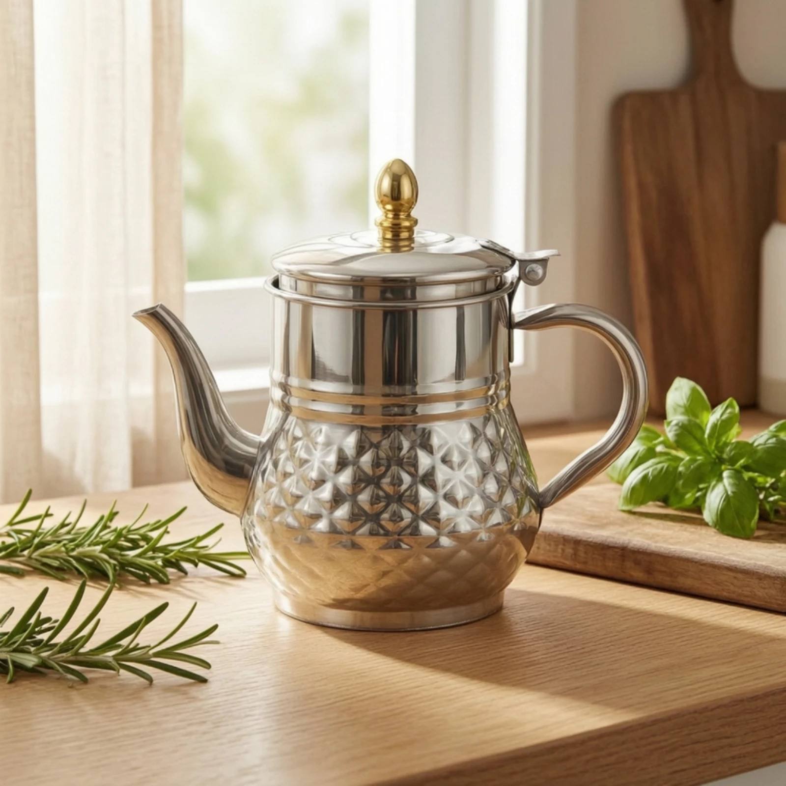 Oil Dispenser with Spout Easy-Pour Teapot Style Oil Can Cruet Compact Leakproof for Home Cooks, Kitchen, Dining Table
