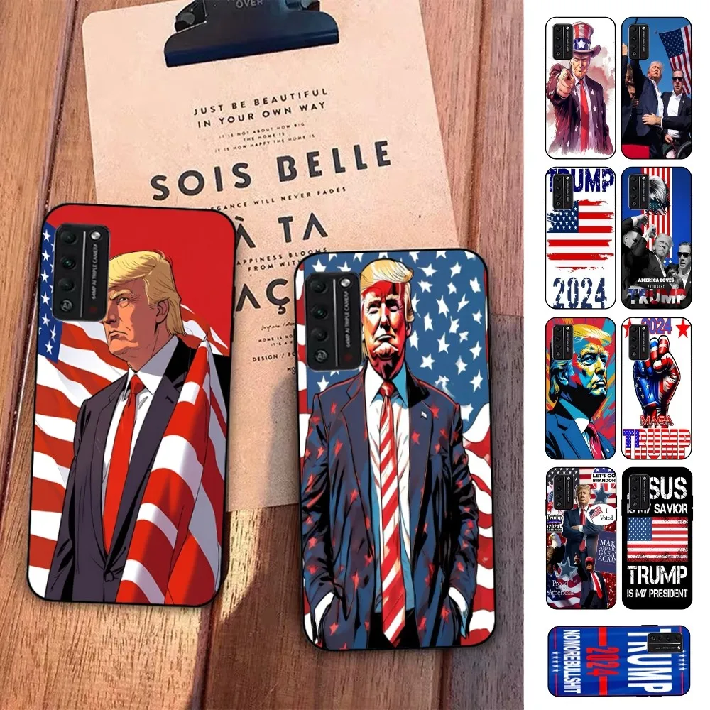 D-Donald T-Trump 2024 Phone Case For Huawei Honor 10 Lite 9 20 7A 9X 30 50 60 70 Pro Plus Soft Silicone Cover