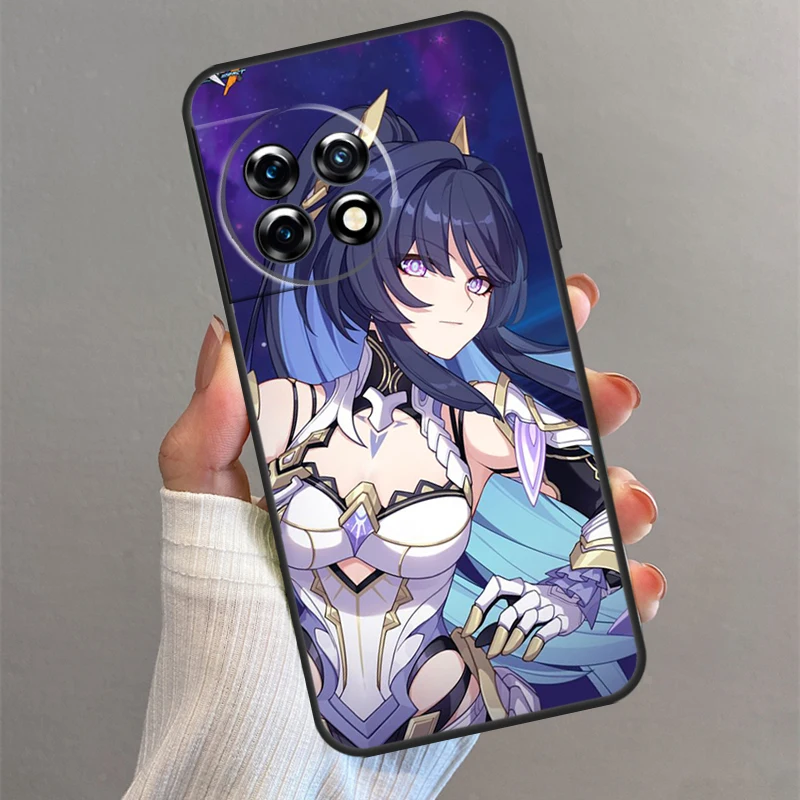 Honkai impatto 3rd Custodia per OnePlus 13 13R 13s 12 12R 11 10 Pro 10T Nord 5 CE 4 2 3 Lite N10 N20 N30 Cover posteriore