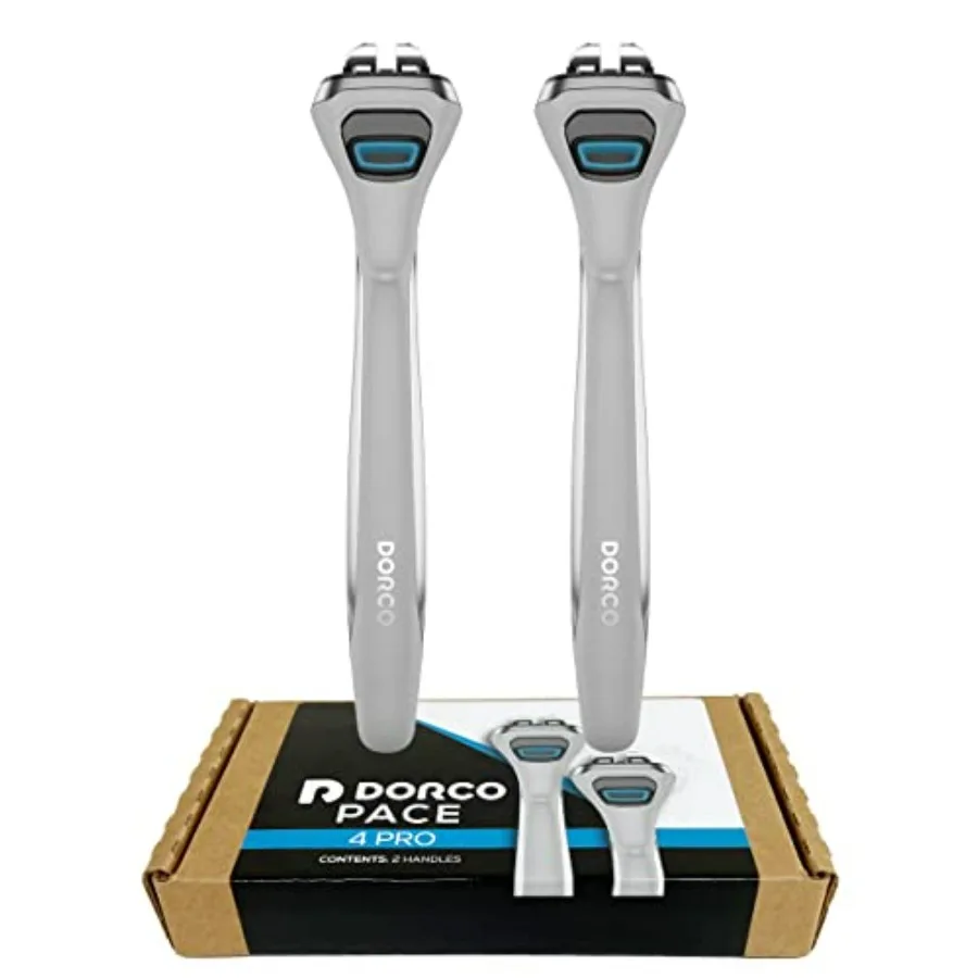 

Pace 4 Pro - Four Blade Razor Shaving System - 2 Replacement Handles Handles Only