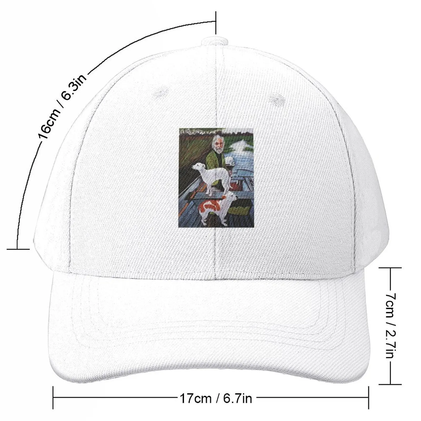 Goodfellas Old Man and Dogs Baseball Cap Thermal Visor Horse Hat Golf Sun Hats For Women Men's